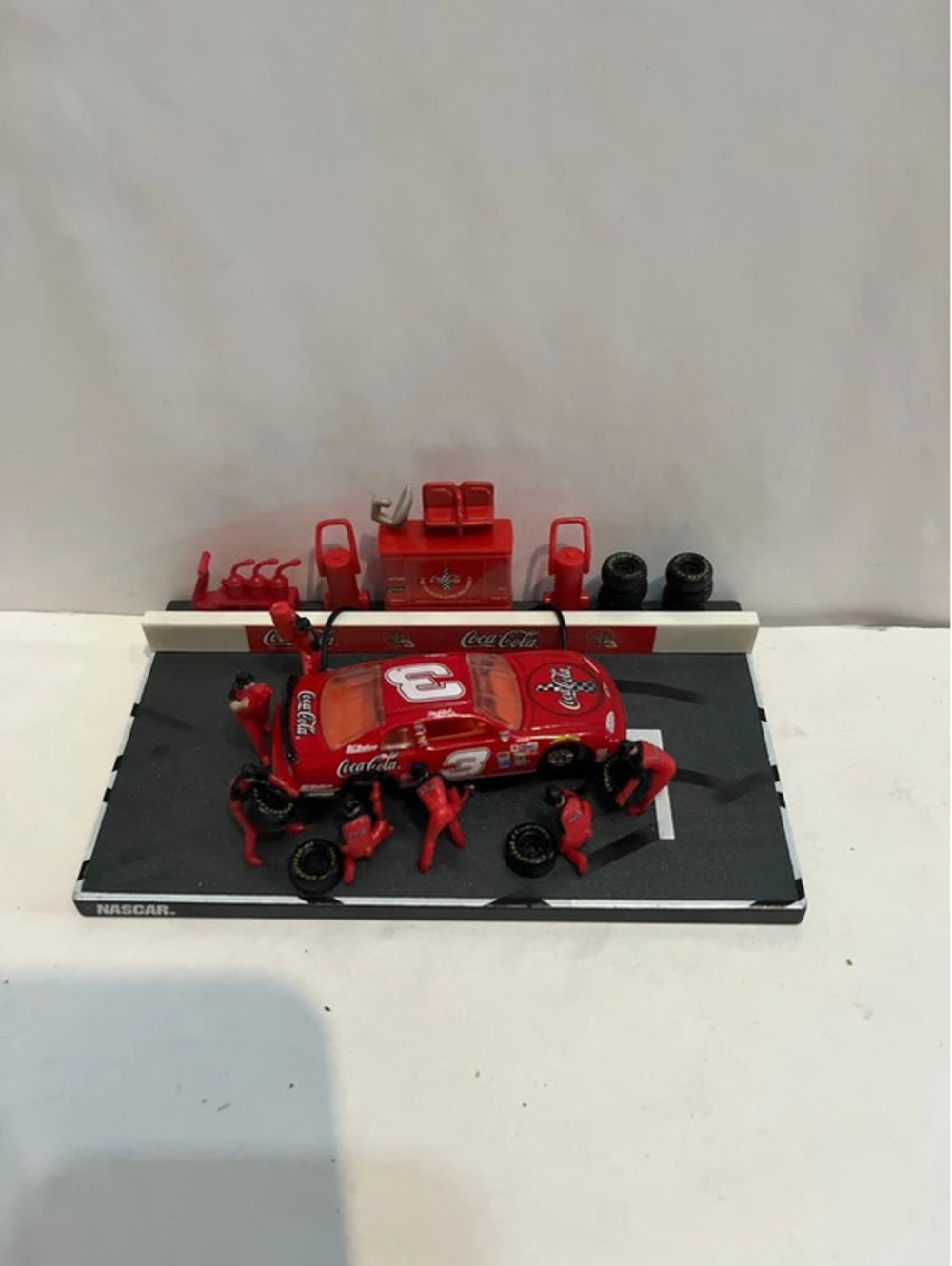 Vintage Nascar coca cola #3 car with figures toy